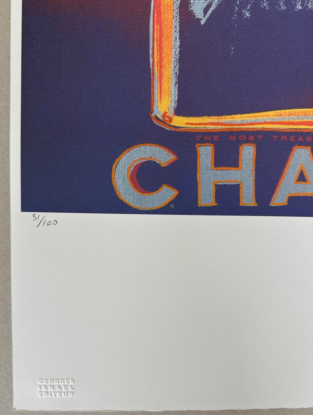Gemälde: Warhol: Chanel, POP Art 51/100 – Neu (gemäss Beschreibung) aus Meilen von Smgdesign 1