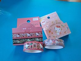 2 Sanrio official Hello Kitty Deco Tapes/Paper tapes/New!