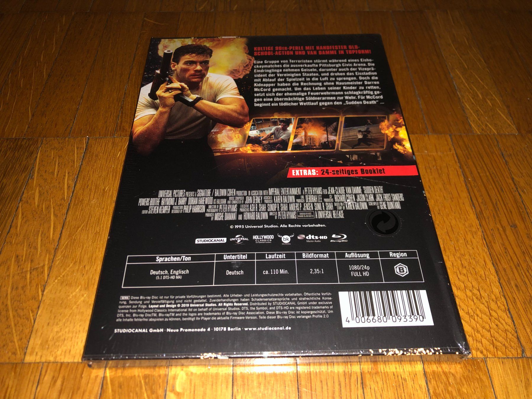 Tutti i DVDs: Sudden Death - MEDIABOOK - STUDIOCANAL - UNCUT – Nuovo e nell'imballaggio originale da Basel venduto da havsok 1