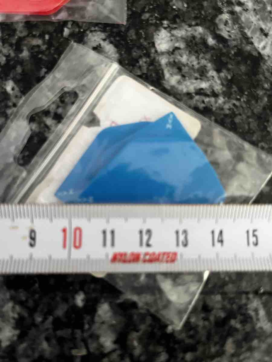 Freccette: Dart Flights Blau mit Nylon Coating neu – Usato da Seengen venduto da Pani09