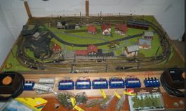 Märklin Modellbahn Anlage Spur Z mit Oberleitung