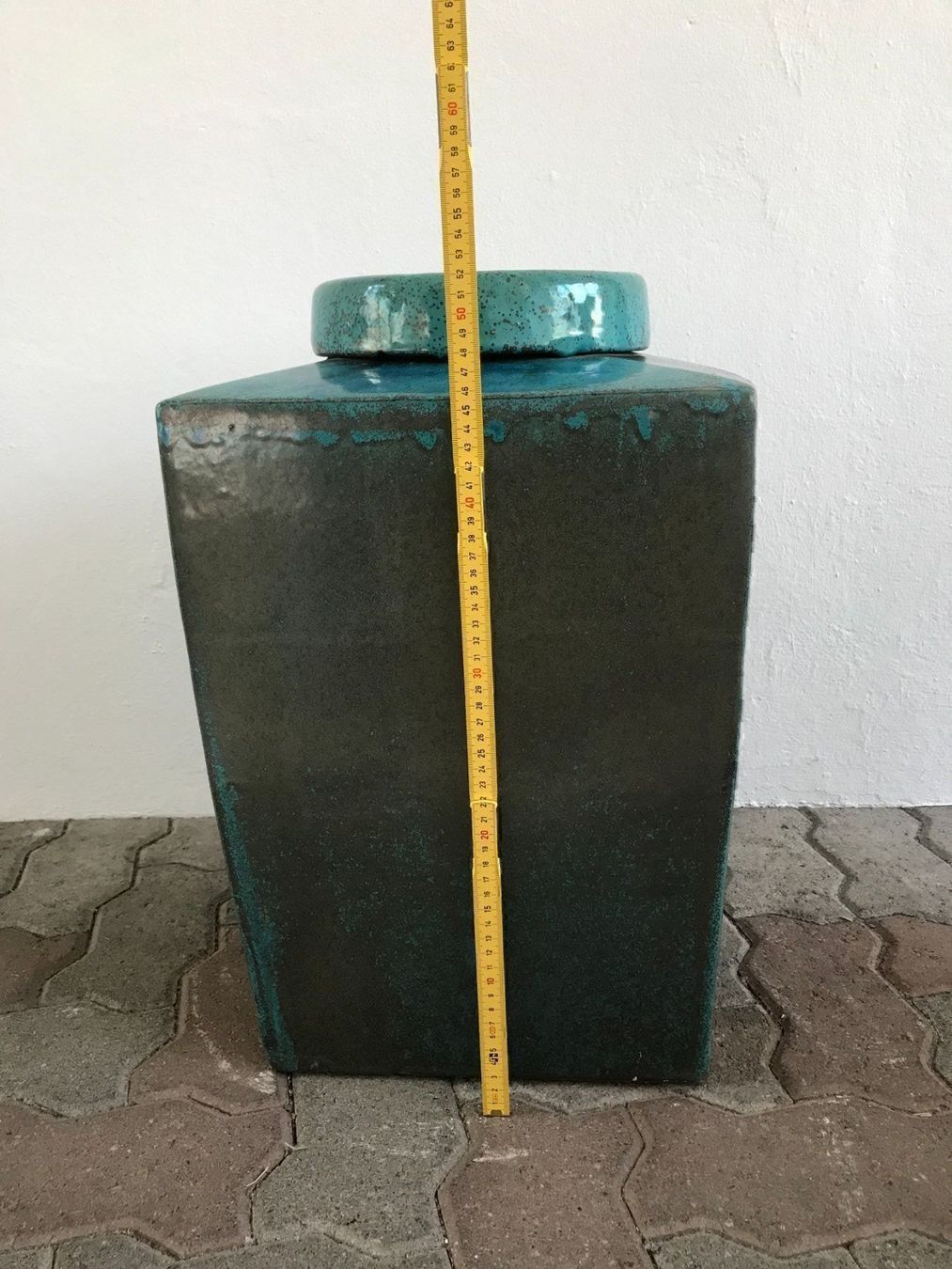 Vase & Récipients: grosse Keramik Deckel-Dose – D'occasion à Wetzikon ZH par seli03 9