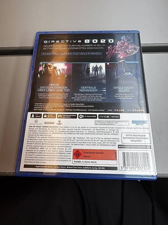 Giochi: Directive 8020 PS5 – Usato da Zürich venduto da spero 1