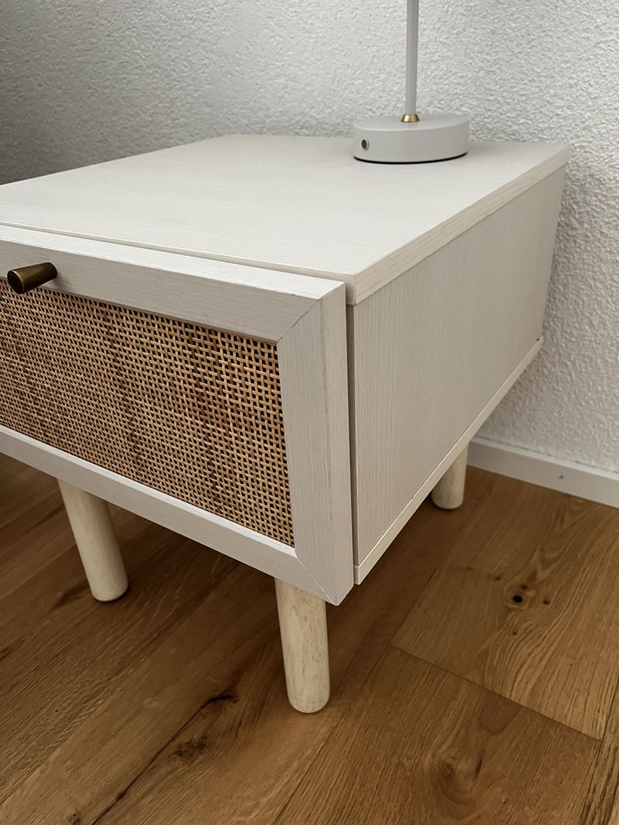 Beliani Nachttische: 2 Nachttische Rattanlook – Gebraucht aus Wölflinswil von iam_g9gb 3
