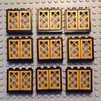 Lego 9x  Fenster mit Rahmen