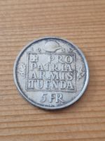 CH-5 Franken Gedenkmünze 1936 Silber Zustand gem.Bilder