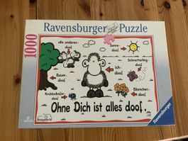 Ravensburger Puzzle Sheepworld 1000 Teile gebraucht