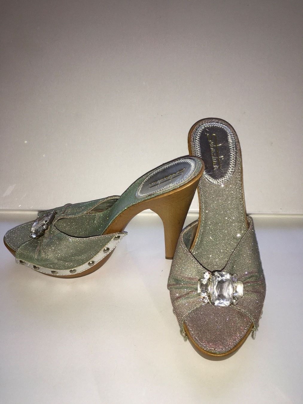 Damenschuhe: Sebastian Pumps /Sandaletten 38 silber – Neu (gemäss Beschreibung) aus Zug von smile060 3