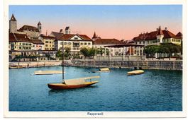 RAPPERSWIL Cafe Restaurant zum Anker, Künzli AK No. 8424
