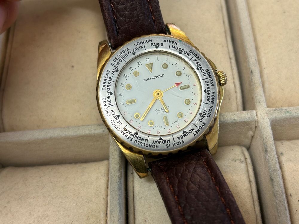 Montre Vintage SANDOZ Mécanique Femme - Ne Fonctionne Pas - Pièce De Collection