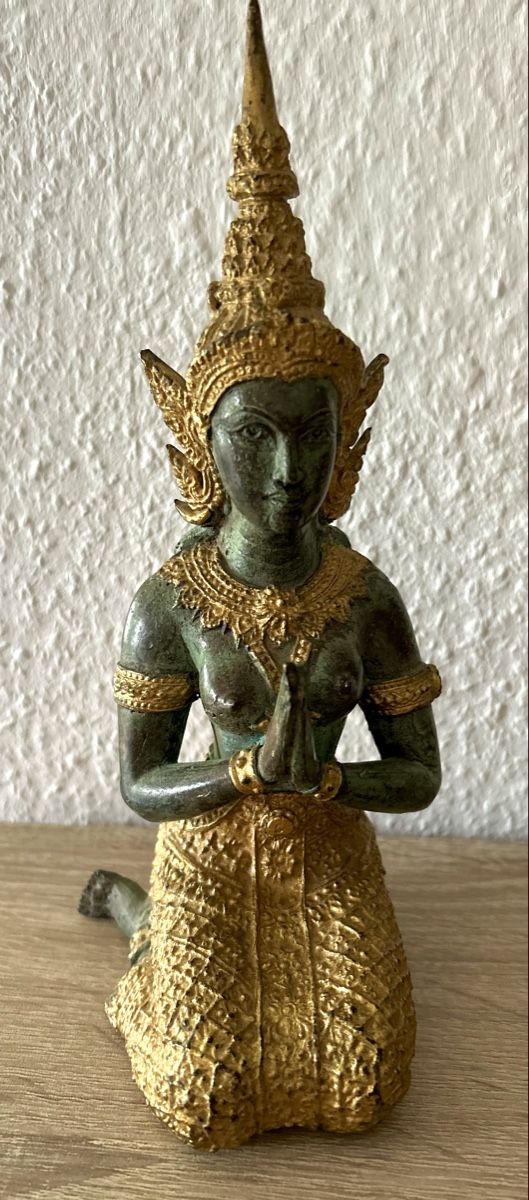Skulpturen & Statuen: Tephanom Paar aus vergoldeter Bronze – Neu (gemäss Beschreibung) aus Luzern von Bolle2012 1