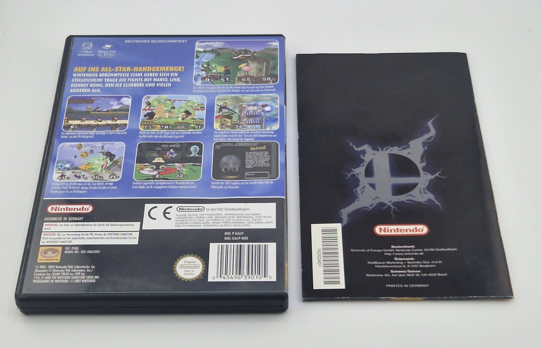 Nintendo Spiele: Super Smash Bros Melee / Nintendo Gamecube PAL – Gebraucht aus Ollon VD von sushi1224 1