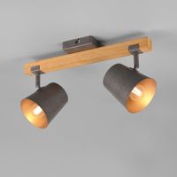 Deckenleuchte, 2 Spots, 42 cm x 14 cm