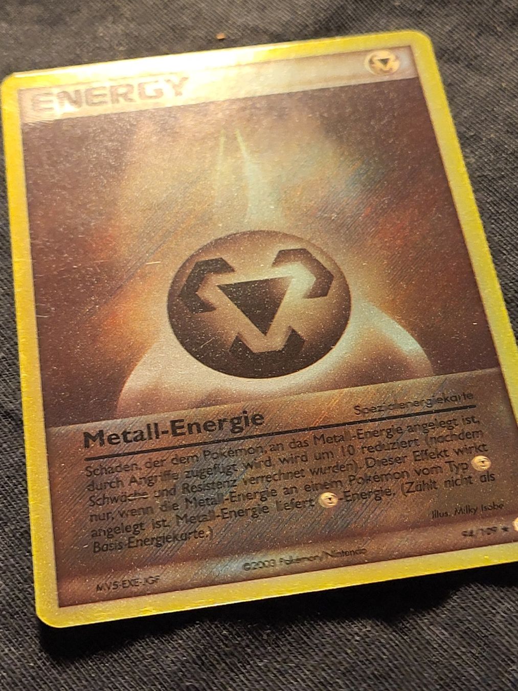 Pokémon Sammelbilder & Trading cards: Metall-Energie 94/109 reverse Holo – Gebraucht aus Grindelwald von lego9 1