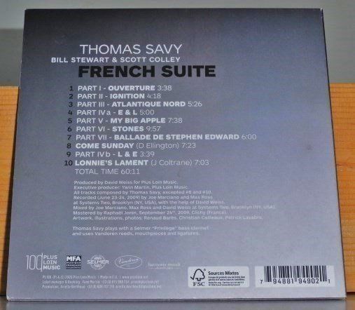 CD: Thomas Savy, Bill Stewart & Scott Colley – Usato da Unterbäch venduto da boolic 1
