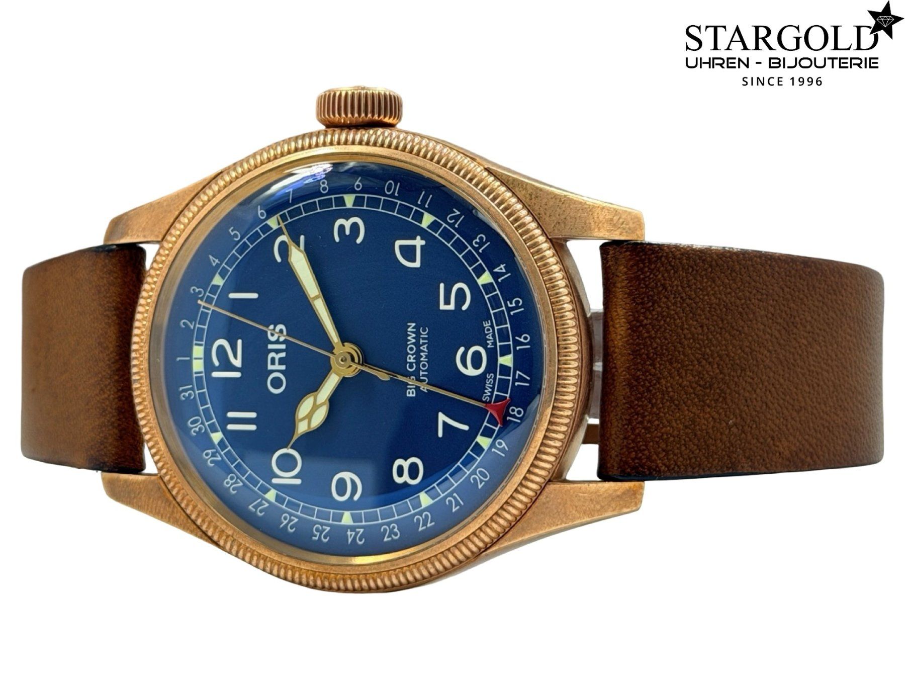 Oris Orologi: Oris Big Crown Bronze Pointer Date – 754 7741 3165 – Usato da Zürich venduto da Stargold-Uhren 1