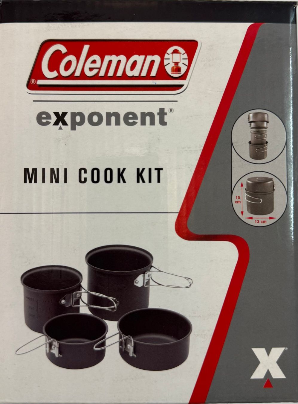 Set di piatti: Trekking-Geschirr, 4-teilig (Aluminium) – Nuovo e nell'imballaggio originale da Wil SG venduto da Midaco 1