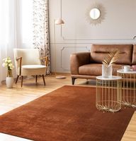 -50%‼️ Teppich Wohnzimmer riesig! 300x400 Kupfer