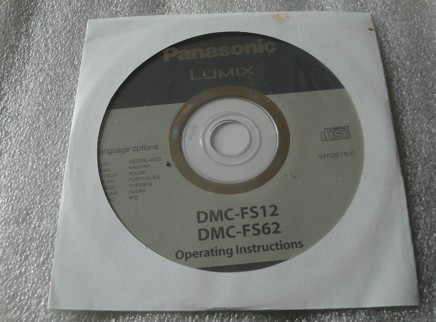 Panasonic Kamera: Panasonic Lumix DMC-FS12  DMC-FS62 Operating Instructions CD – Neu (gemäss Beschreibung) aus Genève von Cockattoo