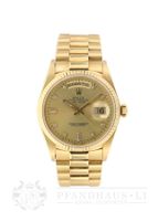 ROLEX OYSTER PERPETUAL DAY-DATE 36 18K GOLD / DIA REF. 18038