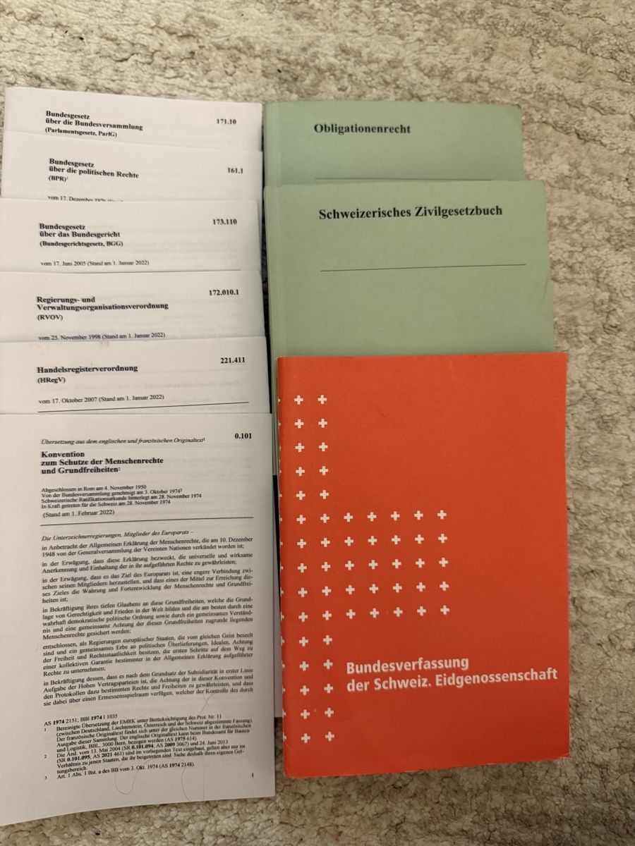 Bücher: Gesetzessammlung Schweiz – Gebraucht aus Winterthur von fij_f65r