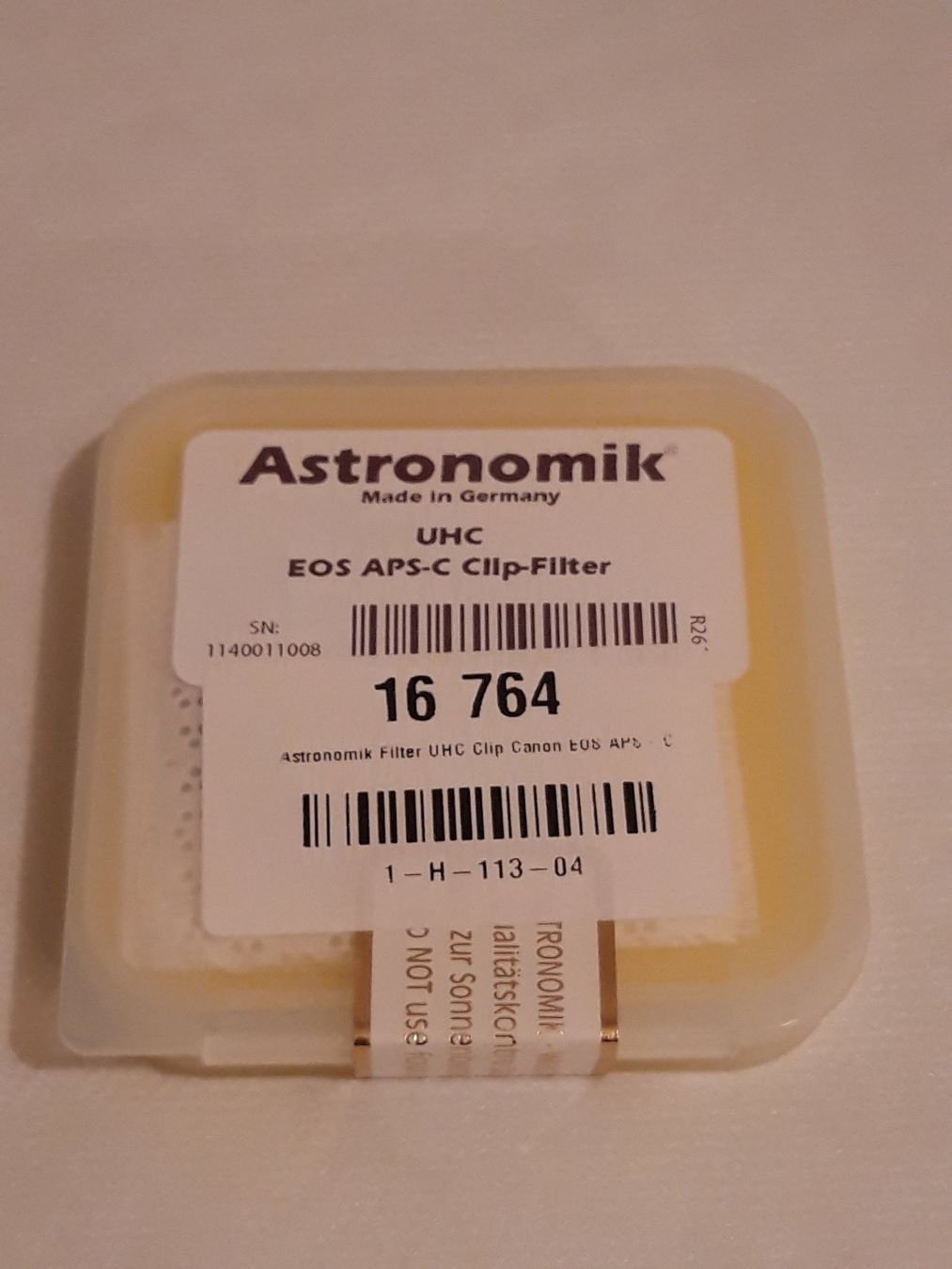 Filtri: Filtro Astronomik UHC per Canon APS-C – Nuovo e nell'imballaggio originale da Locarno venduto da elia85