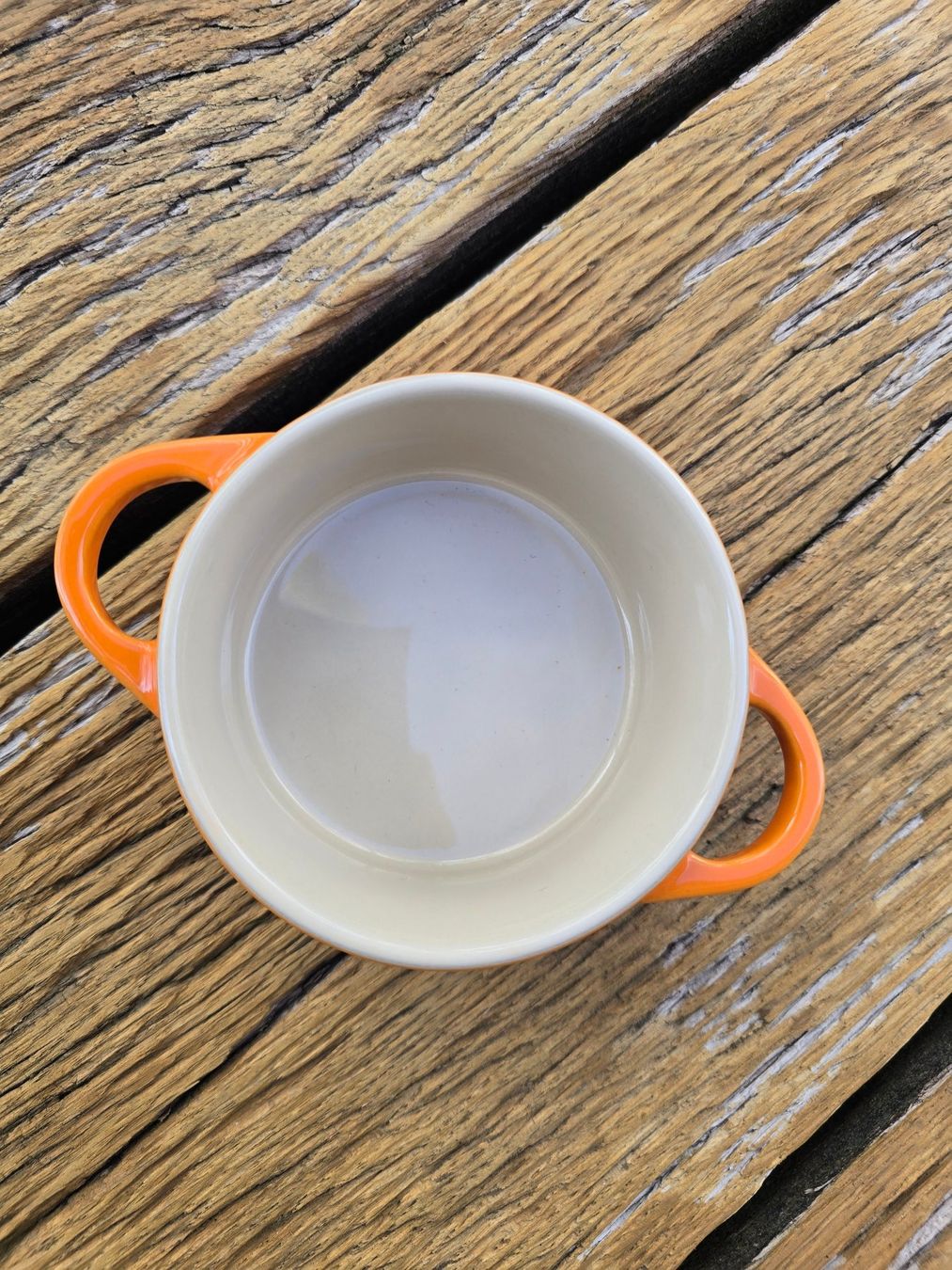 Le Creuset Pentole: Keramik: Le Creuset Pfännchen klein – Nuovo (secondo la descrizione) da Romanshorn venduto da Rachacha