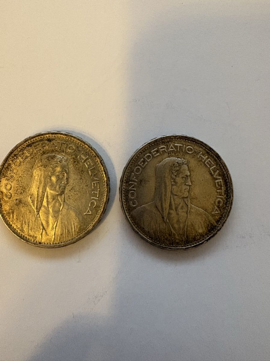 Tutti le monete: 2x 5 chf 1939 – Usato da Murten venduto da Tzaugg 3