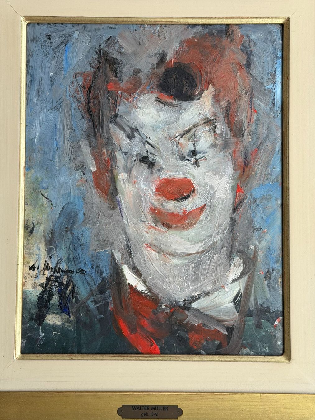 Gemälde: CLOWN von Walter Emil Müller – Gebraucht aus Ballwil von Goopher 2