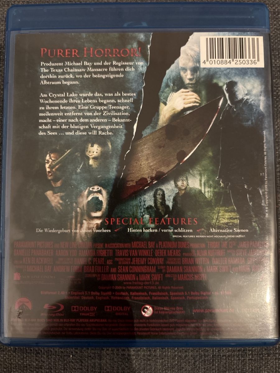Tutti i DVDs: Freitag der 13. bluray – Usato da Oberentfelden venduto da Rabaelikus 1