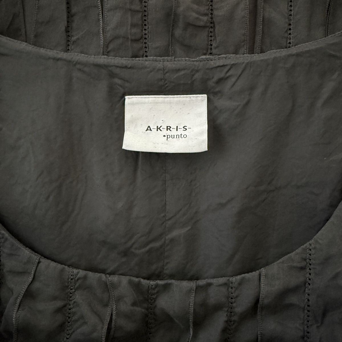 Akris Vestiti: AKRIS Black Silk Dress – Usato da Emmen venduto da Avviivva_Com2023 8