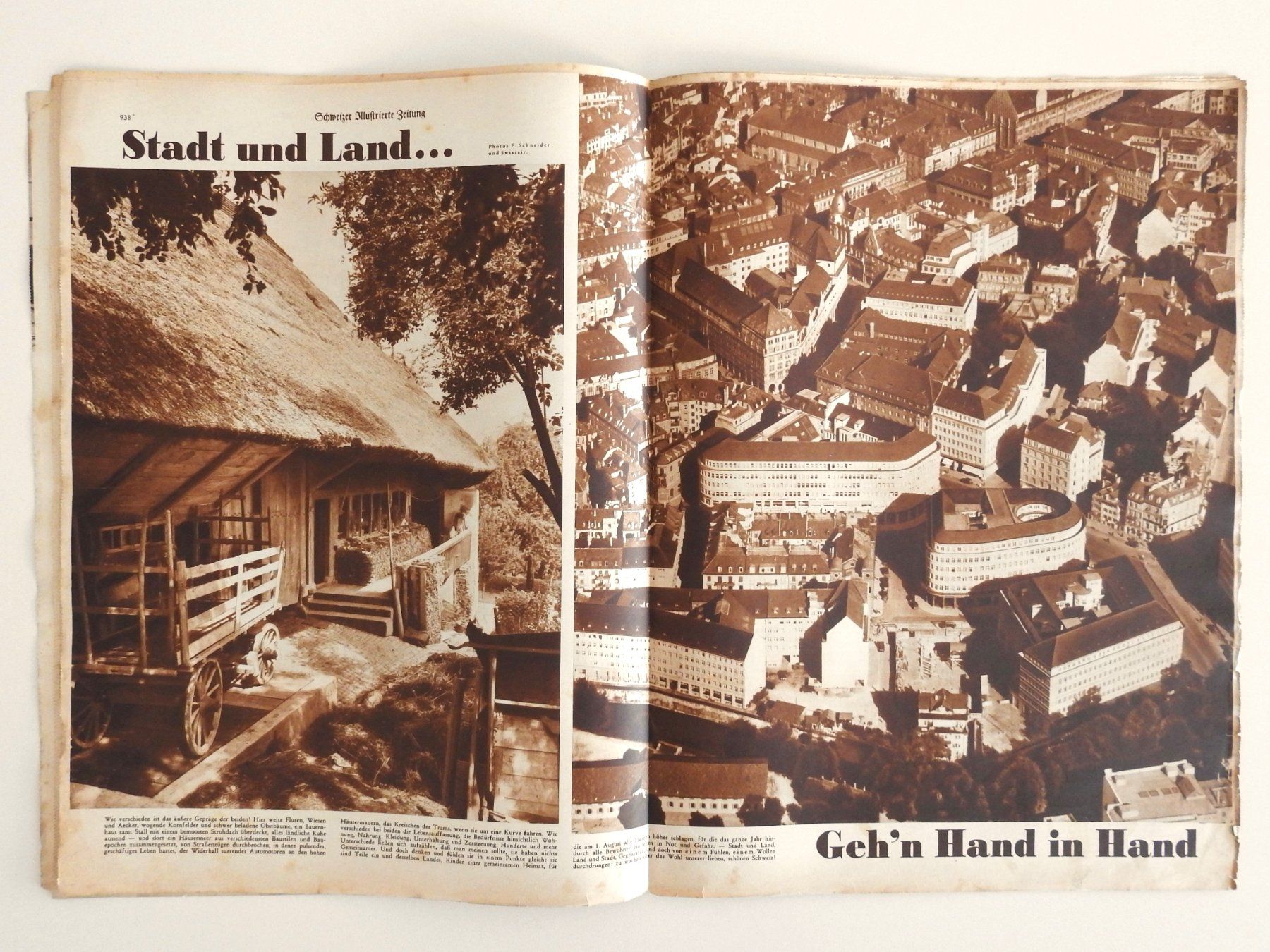 Riviste & Magazine: Schweizer Illustrierte Zeitung, 1940, Sondernummer 1. Aug. – Usato da Büttenhardt venduto da LexyMara 2