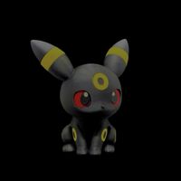 Umbreon Figur Schweiz | 3D gedruckte Umbreon Pokémon Figur