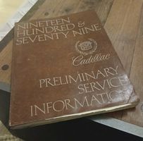 Livre technique Cadillac 1979