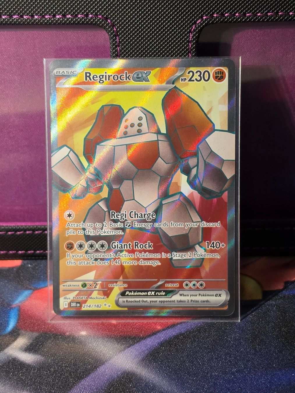 Pokémon Sammelbilder & Trading cards: Regirock ex 214 – Gebraucht aus Binningen von oscark77