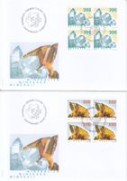 SBK 1065 - 1066 im 4er-Block FDC
