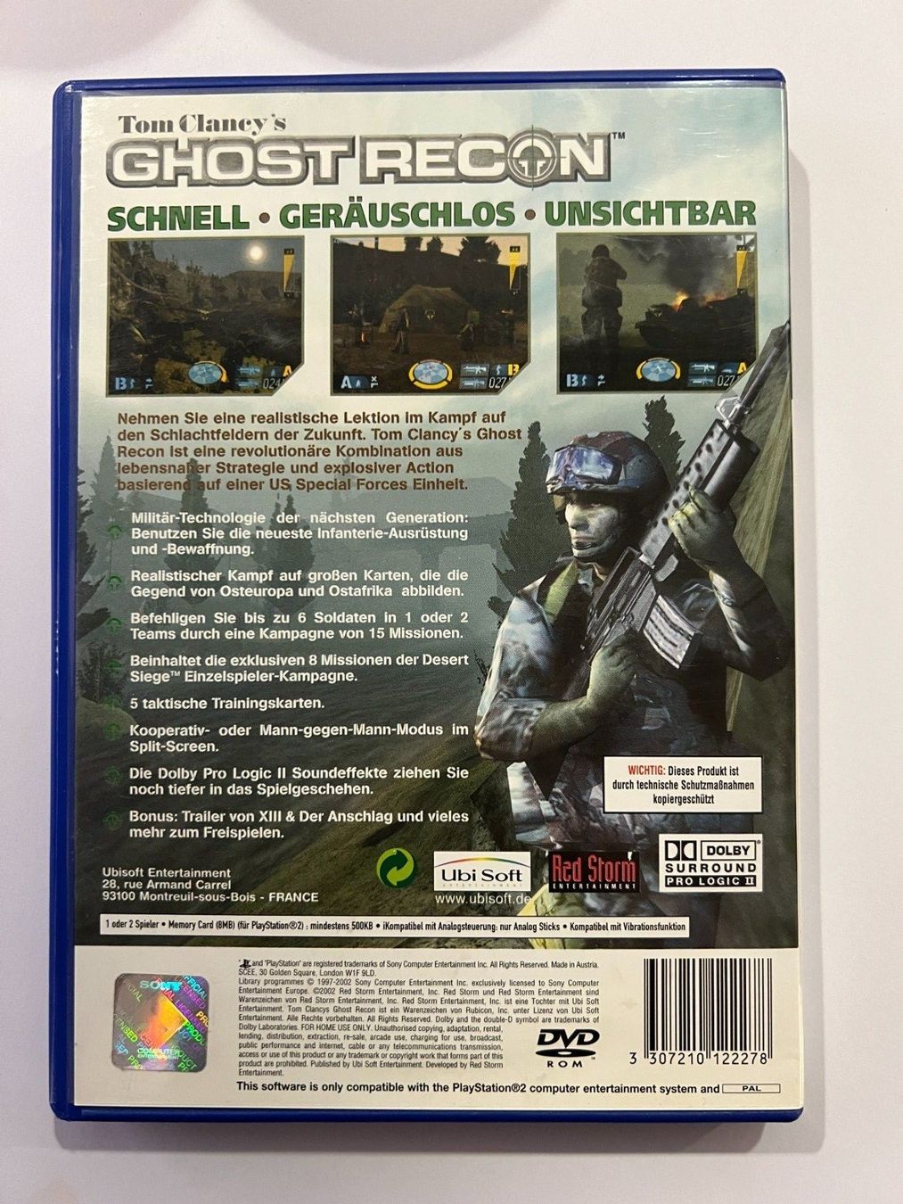 Sony Giochi: PS 2 Ghost Recon – Usato da Balzers venduto da Alannah 1