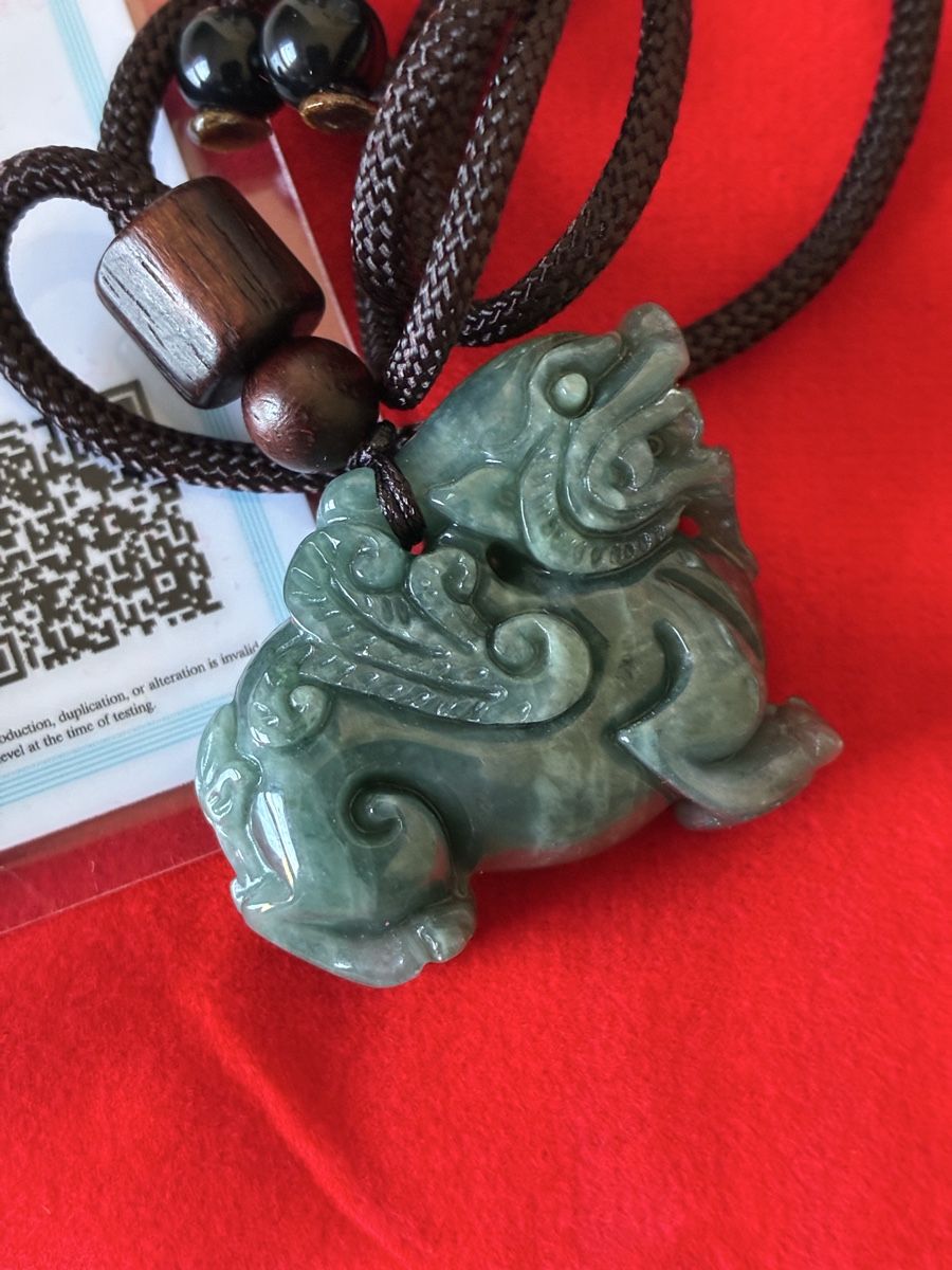 Figuren: Chinese jade talisman figure dragon – Neu und originalverpackt aus St-Aubin-Sauges von asianart 2