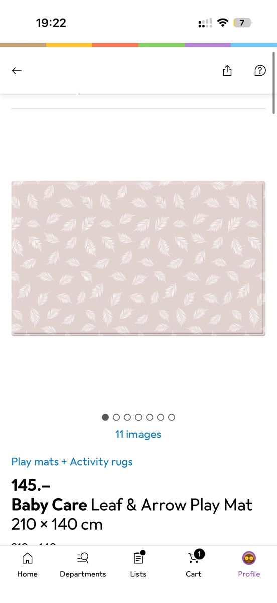 Tappeto da gioco: Baby care play mat  – Usato da Kilchberg ZH venduto da roz_qcj7 3