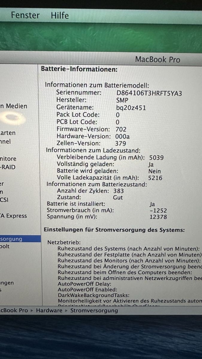 Apple Notebooks: Macbook Pro – Gebraucht aus Zürich von Hyper_racing 7