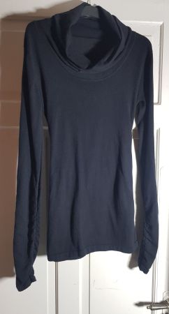 BIG Langer Pullover Tunika mit grossem Kragen S M zu Nile