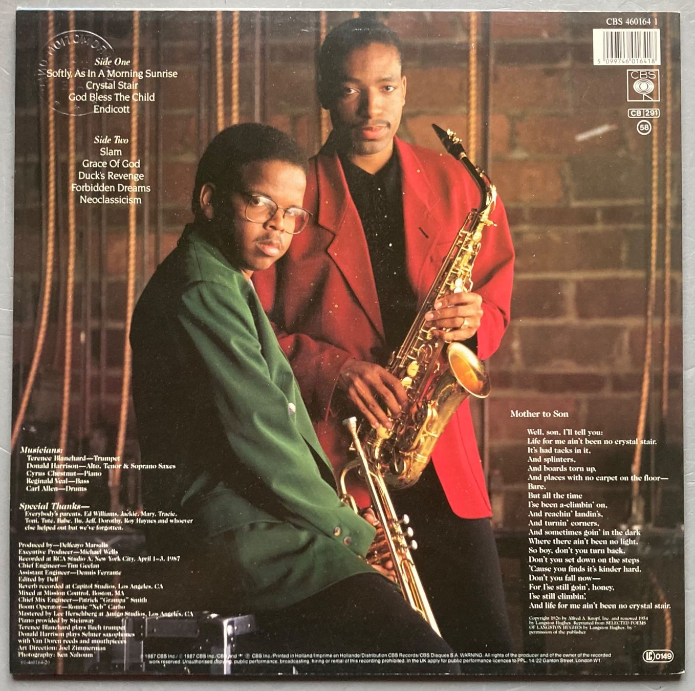 Schallplatten: HARRISON / BLANCHARD - CRYSTAL STAIR – Gebraucht aus Poliez-Pittet von Newtown-Records 1