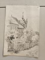 dessin crayon Vue de Stein am Rhein 