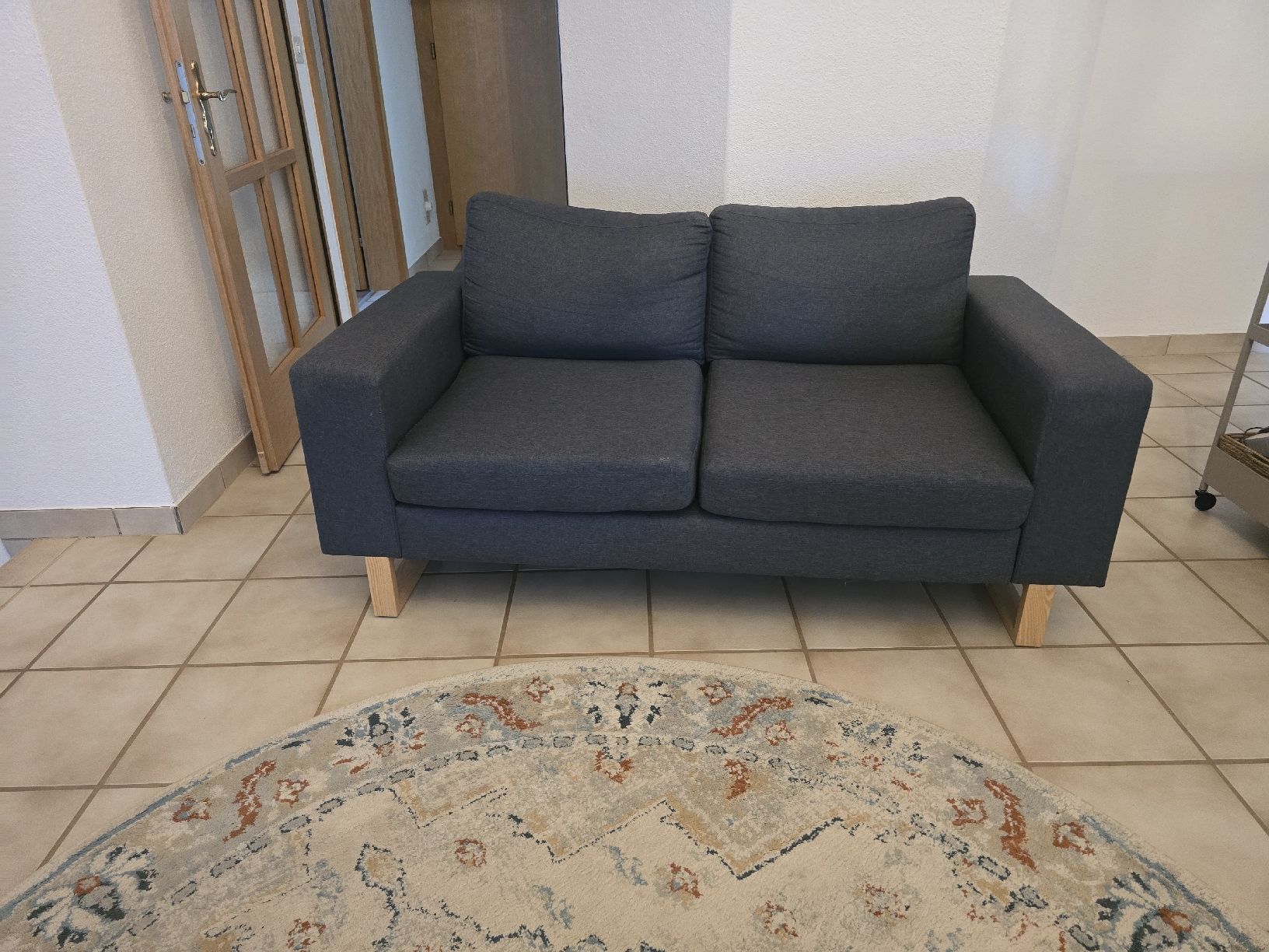 Gonser Divani: Zweisitzer Sofa dunkelgrau RONNY – Usato da Erschwil venduto da LOLOPE 4