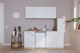 133 Singleküche Küchenzeile 180cm E/S/W - Küche Einbauküche