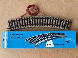 Marklin 5103 Anschlussgleisstück gebogen