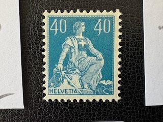Alle Briefmarken: 4 ABARTEN Schweiz, postfrisch/ungebr./gest. – Gebraucht aus Stallikon von HILDECH1 2