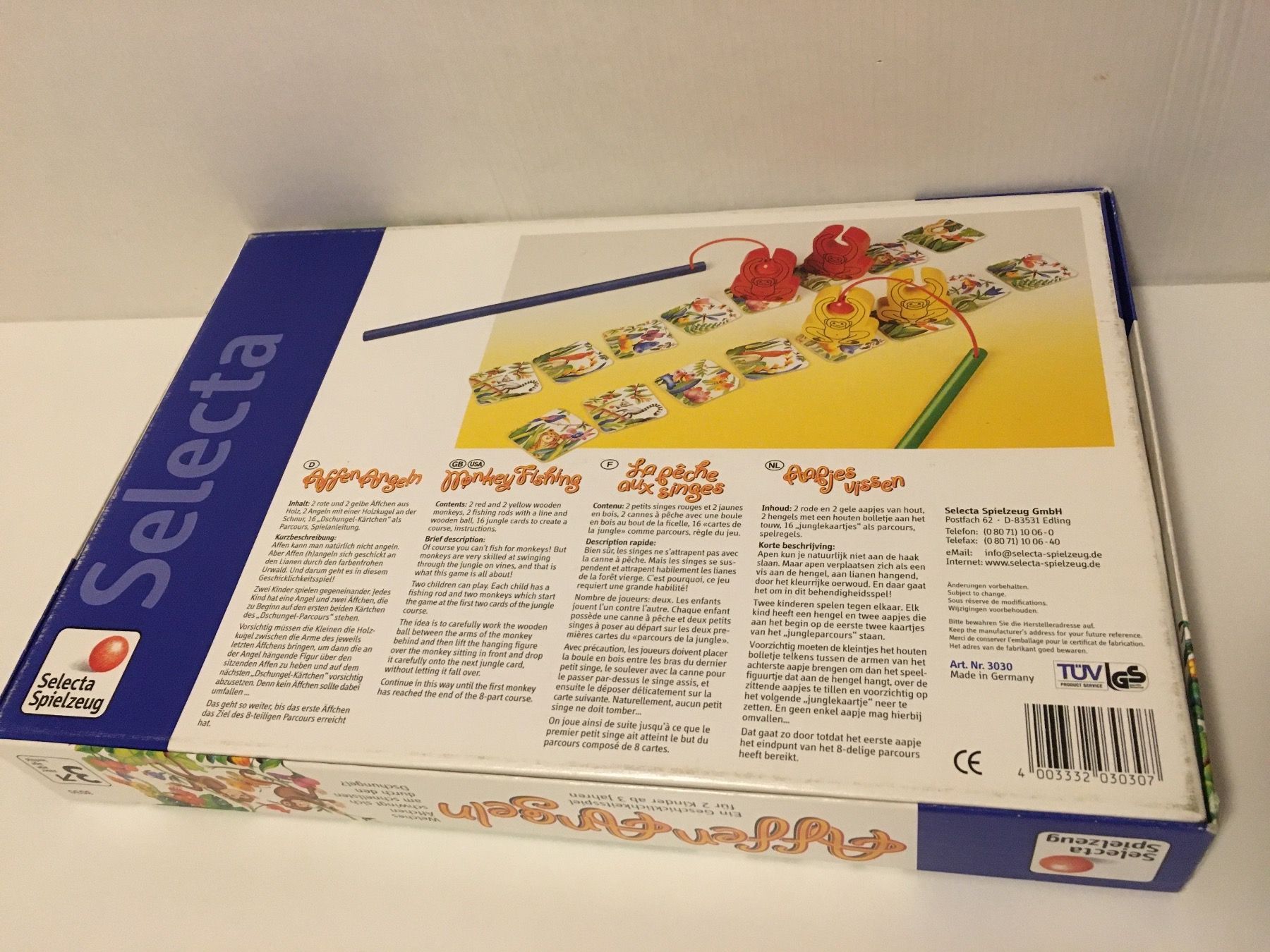 Selecta Giochi: Affen Angeln - Spiel von Selecta - 1999 – Usato da Andwil SG venduto da Rainboli 2