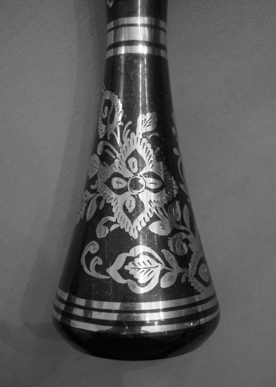 Vase & Récipients: Wunderschöne Bidri-Vase mit Silberauflage – D'occasion à Geroldswil par ARTEFACTO 3
