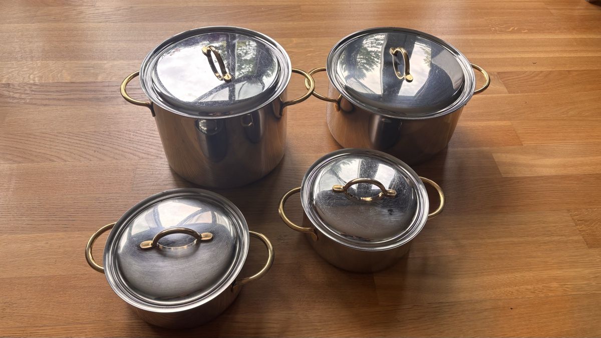 Sigg Padelle: 4 SIGG-Pfannen, Edelstahl – Usato da Basel venduto da Defne